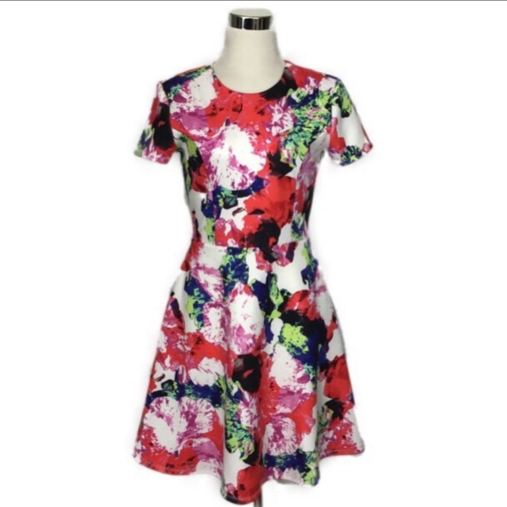 Milly for Design size 4 floral pattern dress